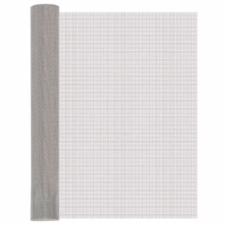 Rete per schermatura vidaXL in acciaio inossidabile Argento L: 500 cm, H: 80 cm