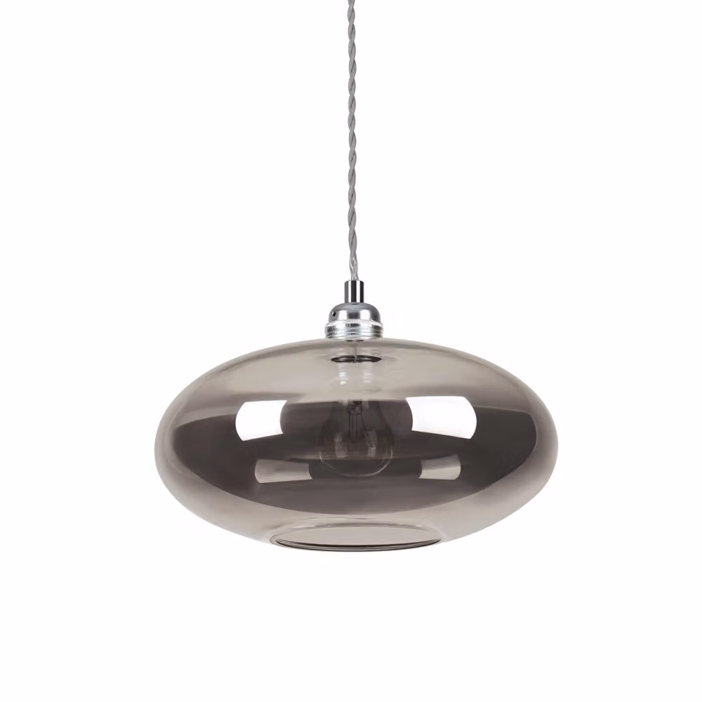 Ideal Lux Blob lampada a sospensione colore fumo, cromo