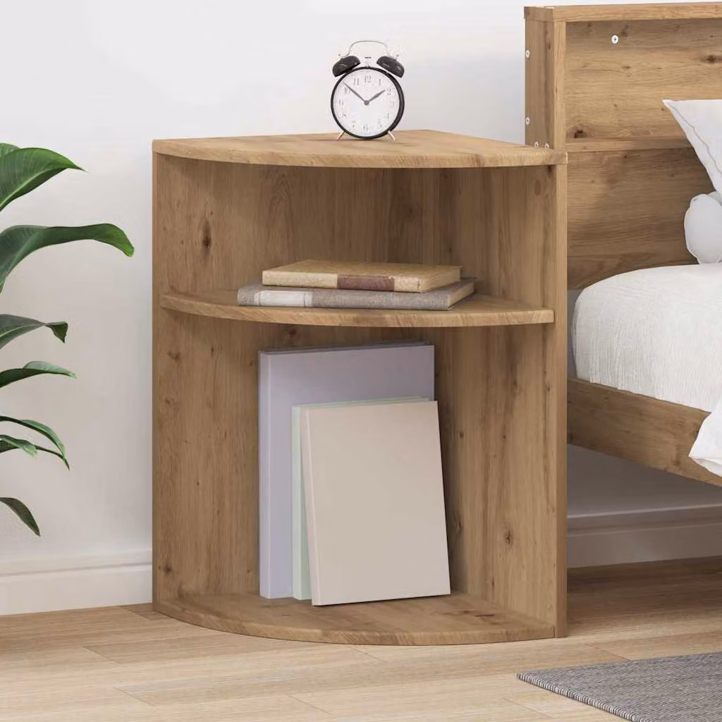 Tavolino moderno vidaXL in rovere marrone, L/P/H: 39,7 x 39,7 x 60 cm
