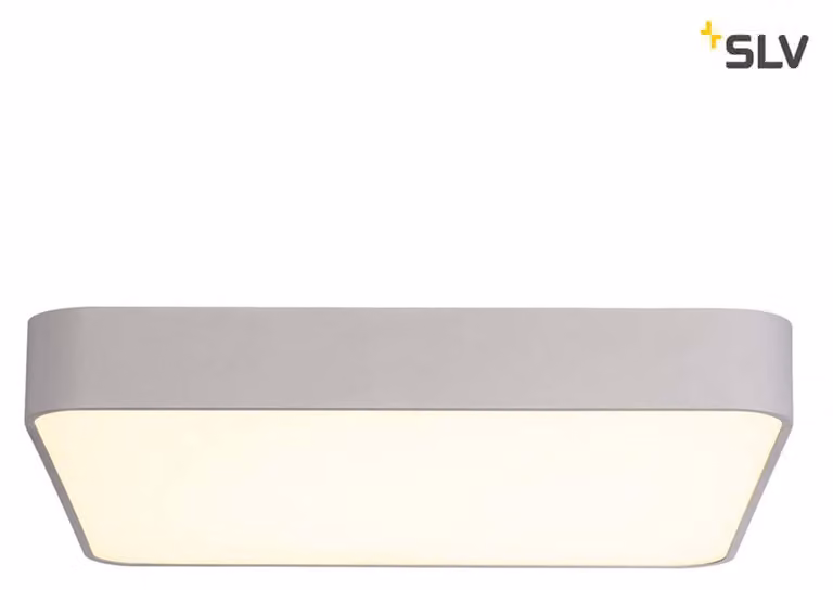 SLV Medo 60 Plafoniera LED quadrata grigio argento 1-10V 3000K SLV 1000727