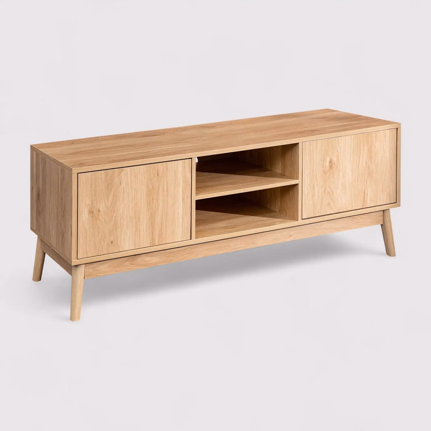 Pilea - Mobile porta tv in stile scandinavo con 2 ante