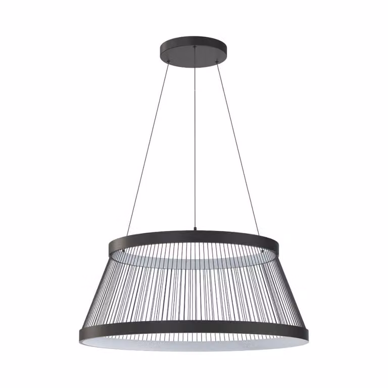 Lampadario a LED BALU nero 57 W, tonalità di bianco 6700 lm, alluminio, dimensioni: 150 x 80 x 80 cm, IP20, Zuma Line