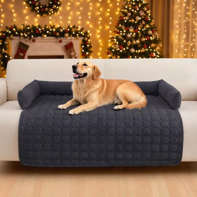 Cuccia per cani realizzata a mano, con rivestimento lavabile