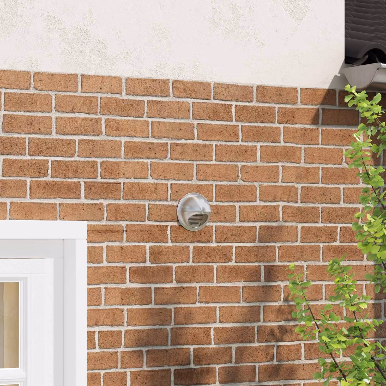 Set di 2 coperture per ventilazione d'aria con griglia vidaXL in acciaio inossidabile, colore argento, diametro 80 mm