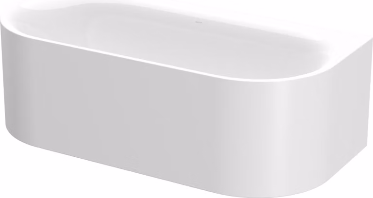 BetteLux Oval Silhouette I Baignoire en applique, 2 inclinaisons du dossier, 1800x850x450mm, 3416-000CWVVS, 3416-000CWVVS