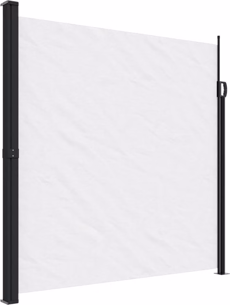Tenda da Sole Laterale Retrattile Bianco 200x300 cm