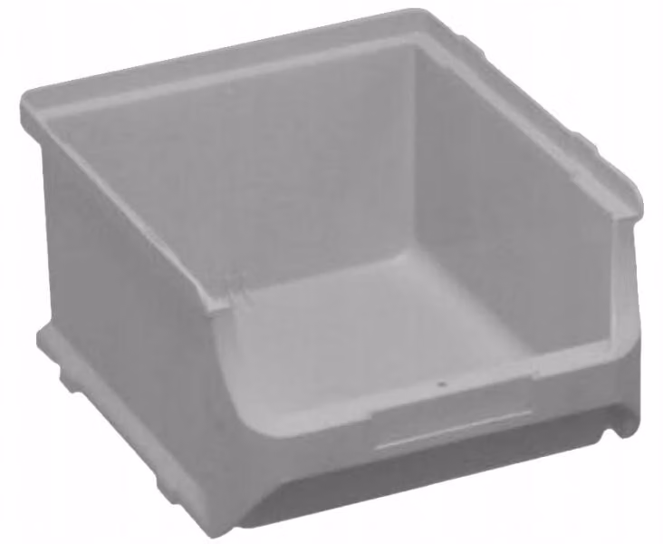 allit ProfiPlus Box 2B scatola portaoggetti a giorno, in PP, grigio