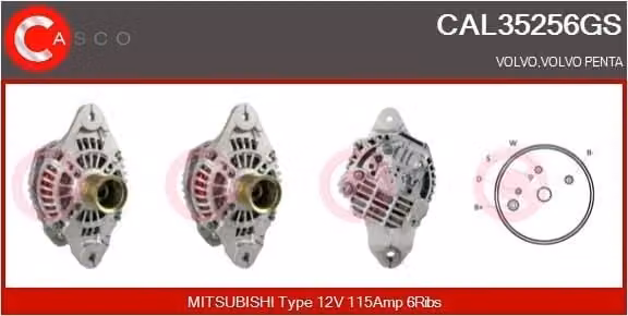 Alternatore 115A