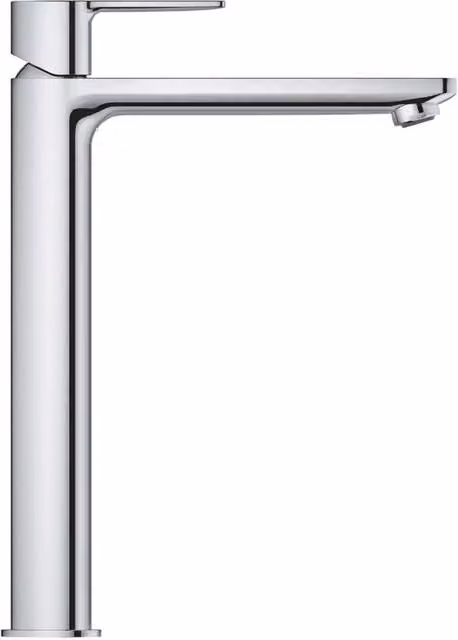 Rubinetto per lavabo Grohe Lineare con getto laminare cristallino, finitura cromata lucida, Altezza: 31.3 cm