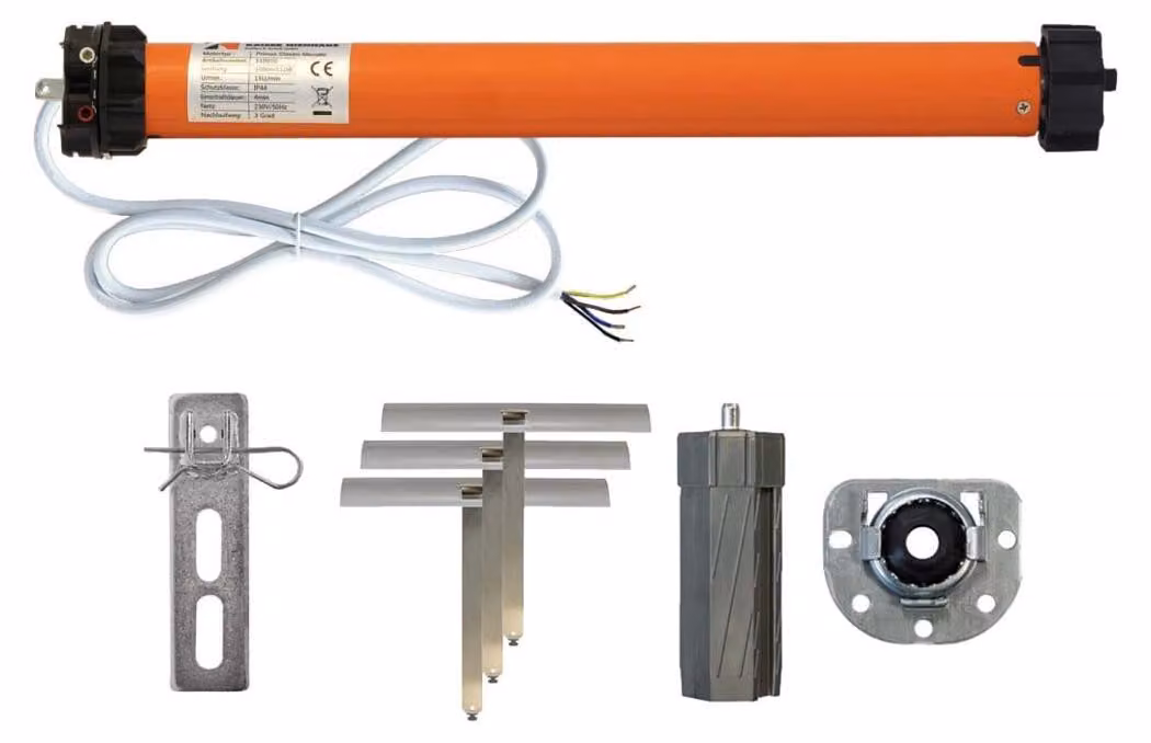 Motore per tapparelle comprensivo di cuscinetto 112W 10Nm 15 giri - Motore tubolare 10Nm Prim.Cla.Mercato Set