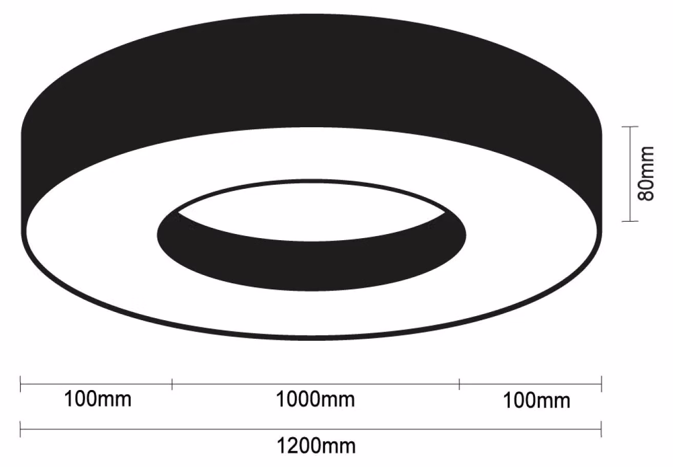 Lampada a LED da soffitto, 115W - Modello CL7434