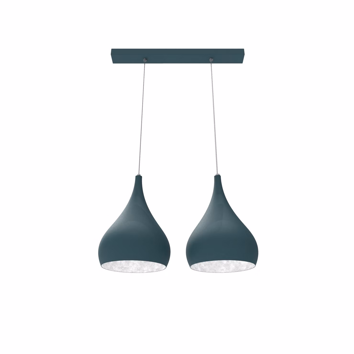 Lampada A Sospensione Calice Linear X2 Bicolore Opaca