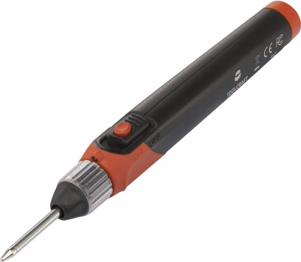 TOOLCRAFT LWK-123 Saldatore 100 - 600 °C Funzionamento a batteria
