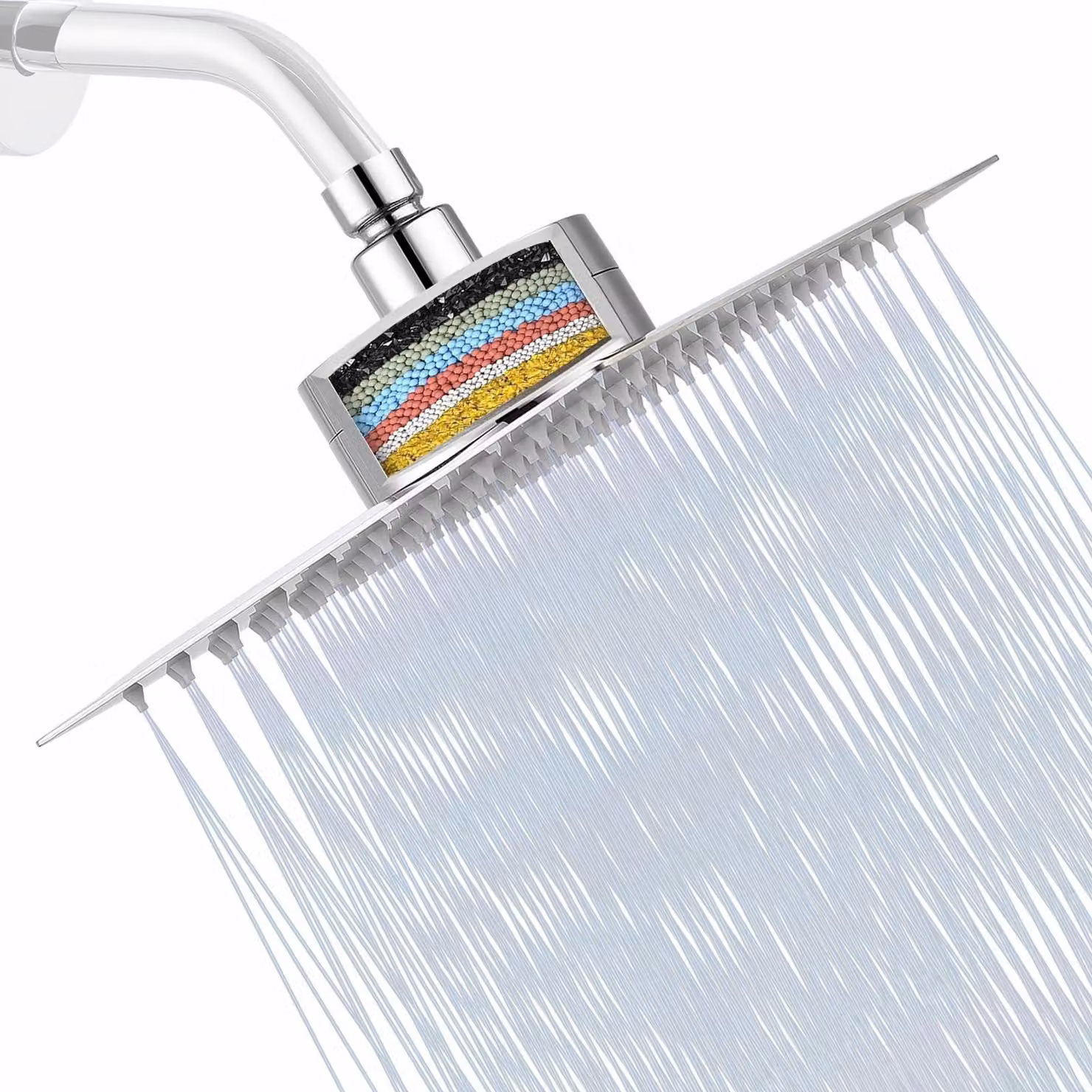 Doccia filtrata con filtro per acqua dura