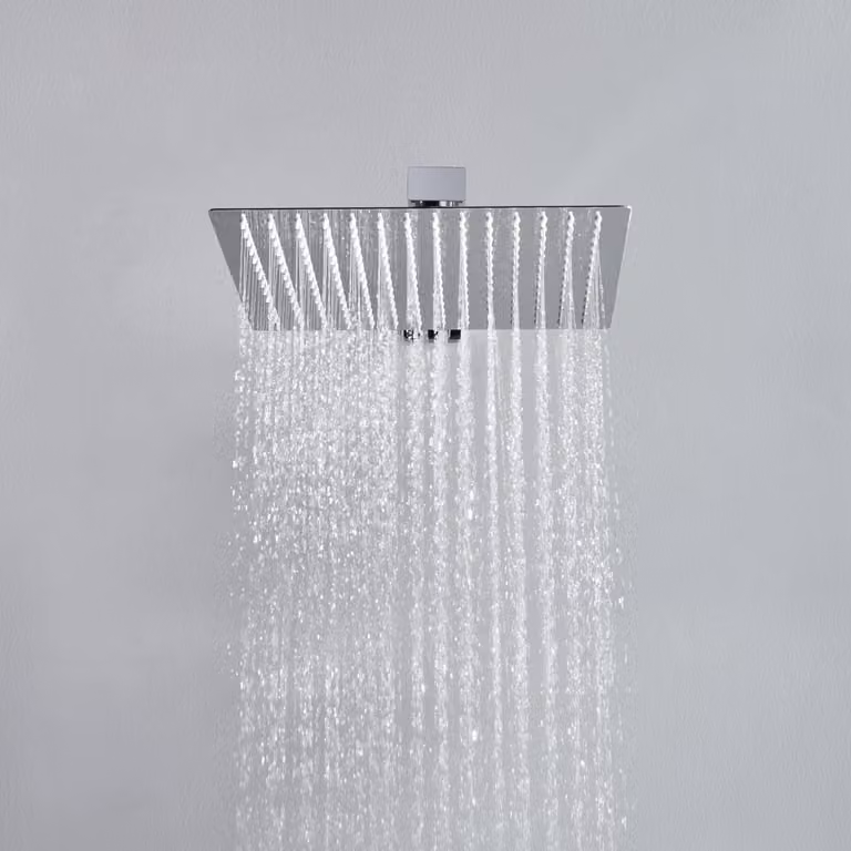 Scarico a muro 20x20 cm, per bagni, a risparmio idrico