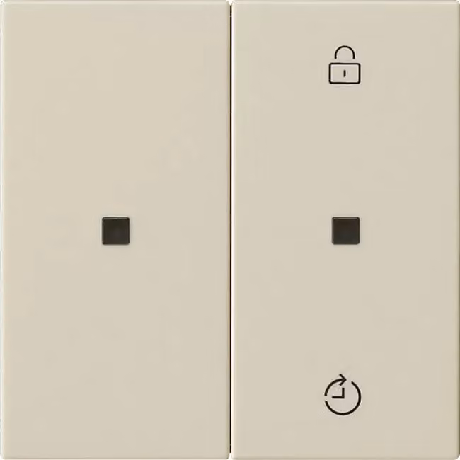 Gira Gira eNet Pannello di comando wireless Memory System 55 Bianco crema 549301