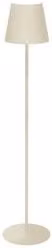 Lampada da terra AGATA XL New Majestic beige con tecnologia LED da 600 Lumen, 5 W, protezione IP54, H: 61 cm, L: 22 cm
