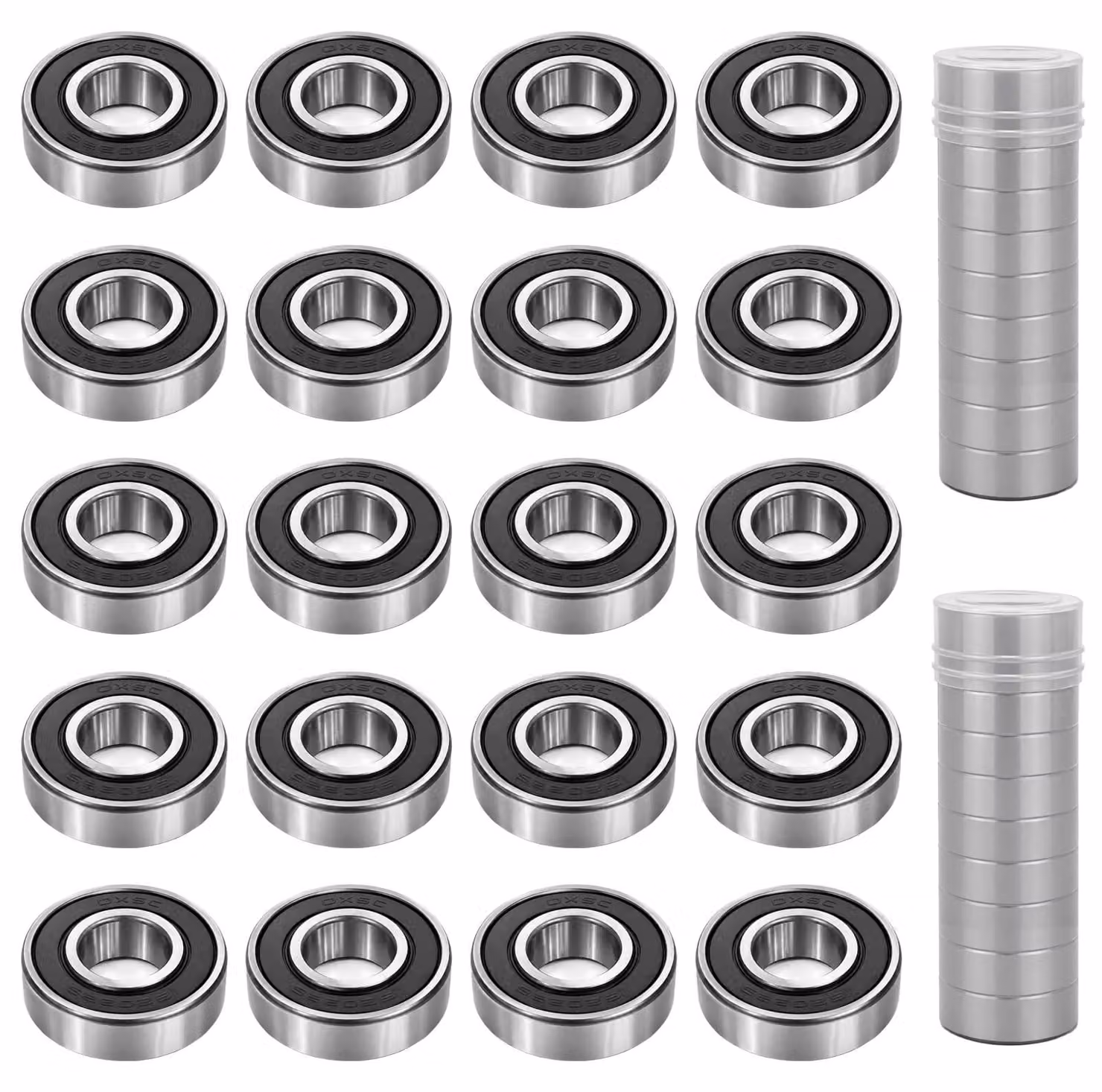 Solidchoice - Set di 20 cuscinetti a sfere con scanalature 6202-2RS per diverse applicazioni