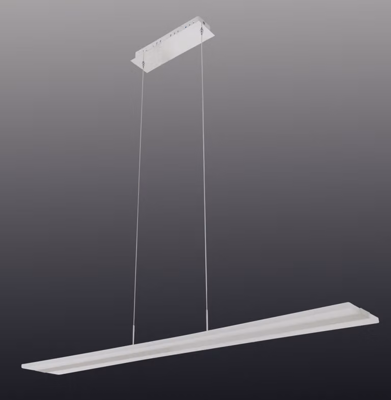Lampada a sospensione LED / argento