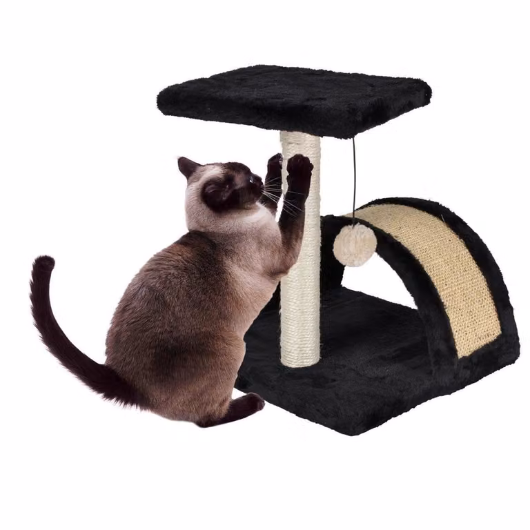 Tiragraffi per gatti, 38 cm, nero