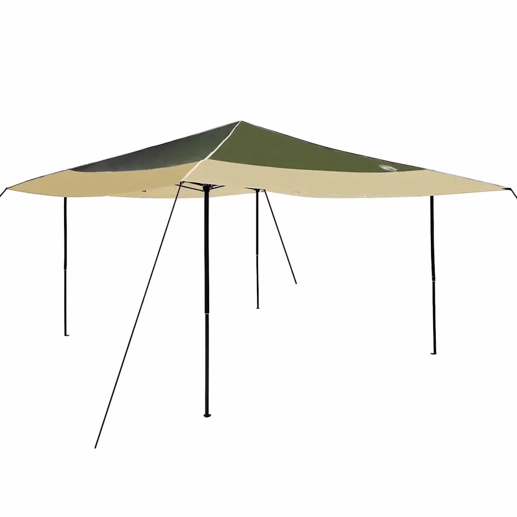 Tenda Gazebo da Festa Design In Verde e Bianca in Poliestere L/P/H: 395 x 395 x 251 cm – 2