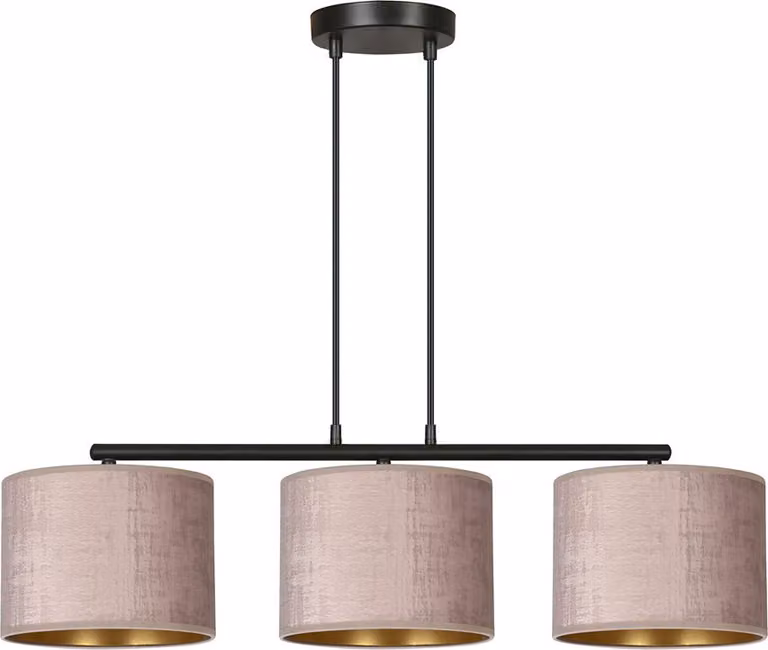 Lampada a sospensione a candelabro HILDE 3 BL ROSE Emibig 1053/3