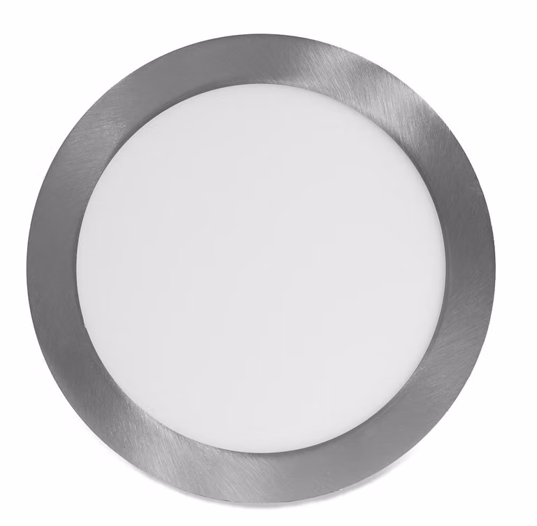 Pannello LED da incasso Ecolite Silver rotondo 225mm 18W Colore luce: Bianco luce diurna LED-WSL-18W/41/CHR