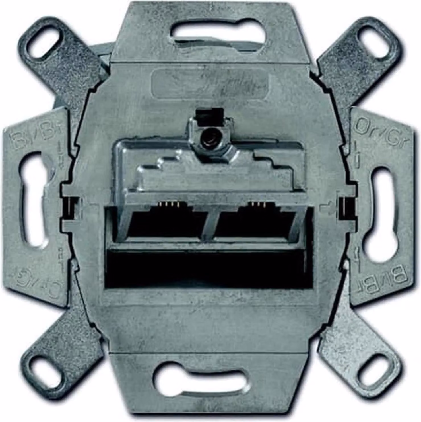 Busch-Jaeger UAE-Eins., Cat. 6A iso, 8x8, 0218/12-101, 1 pz.