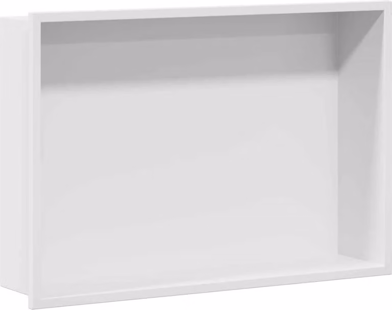 Nicchia per doccia Bianco 45 x 30 x 9,5 cm Acciaio inossidabile