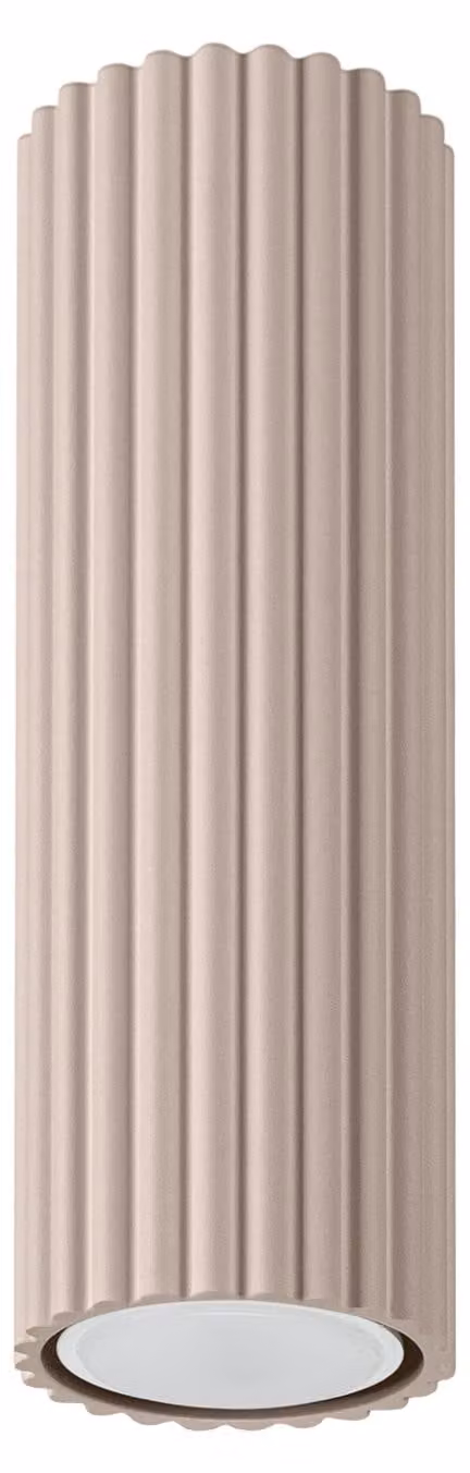 Lampada da soffitto KARBON 20 taupe 1xGU10 10W alluminio 20x6.5x6.5cm Sollux Lighting