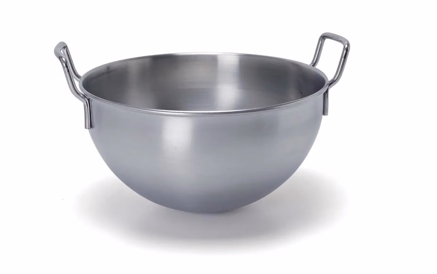 Bastardella in acciaio inox con due maniglie, diam.32cm