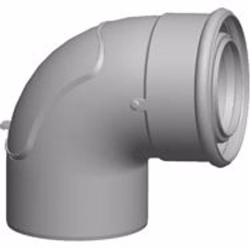 Gomito di ispezione Wolf 87° DN80/125