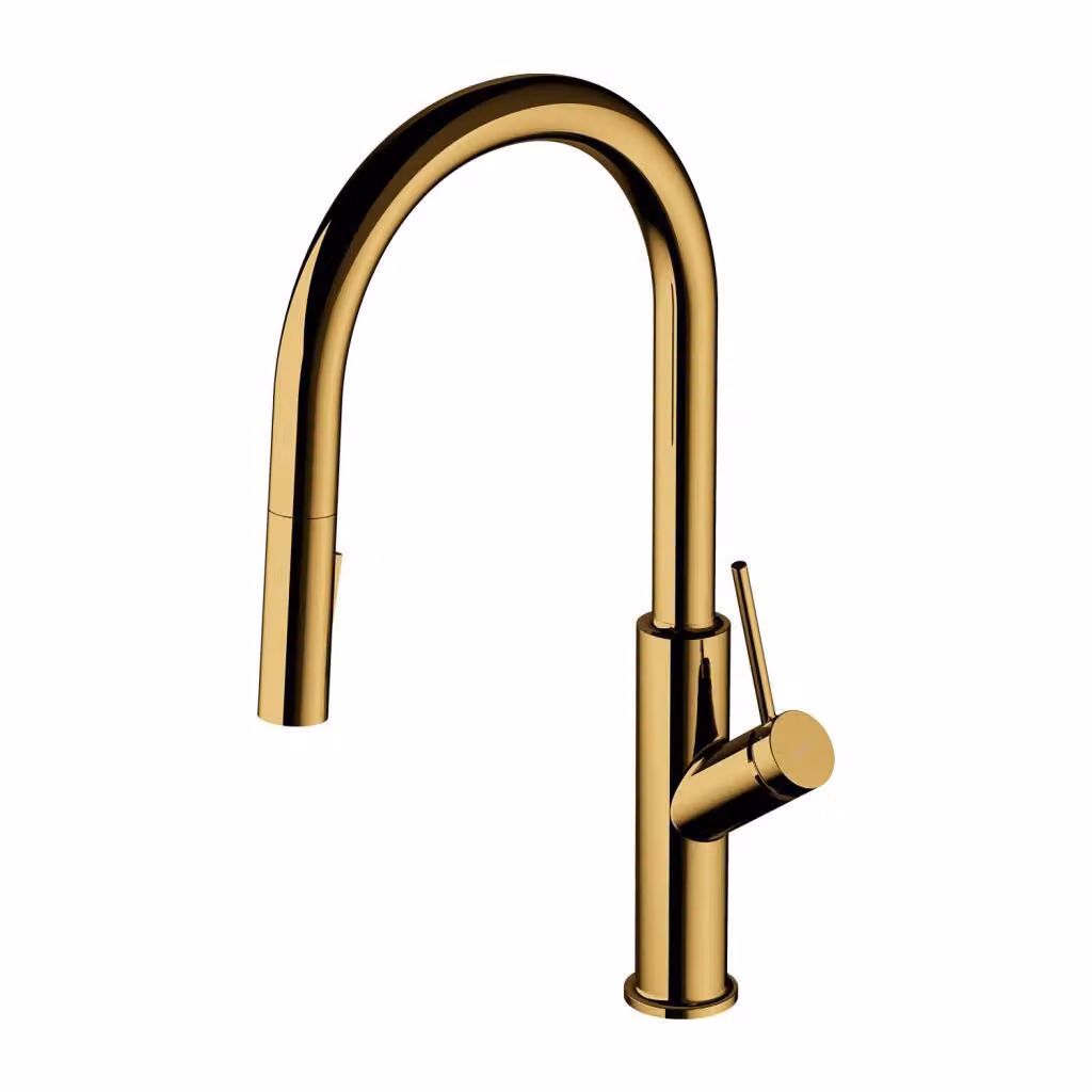 Omnires BEND BE6455GL Rubinetto per lavello, dorato