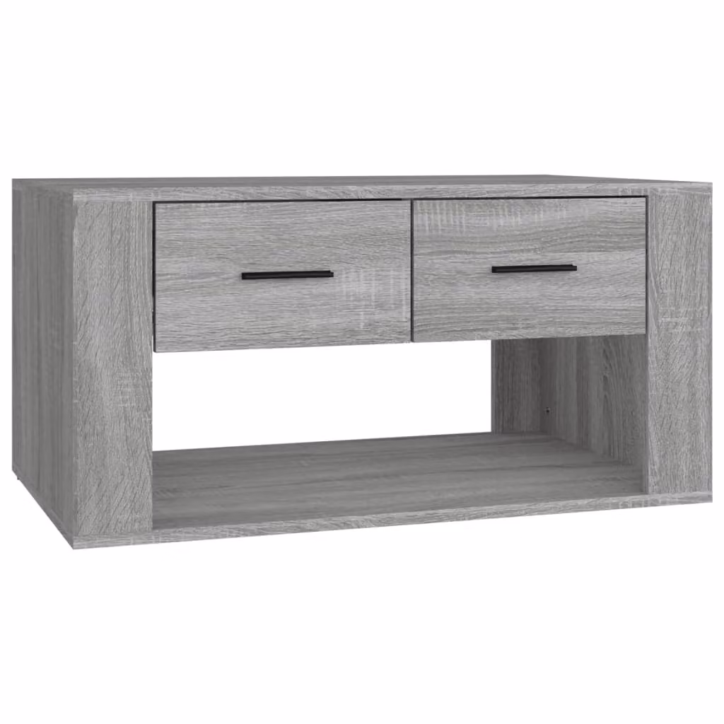 Tavolino da Salotto Grigio Sonoma 80x50x40 cm Legno Multistrato
