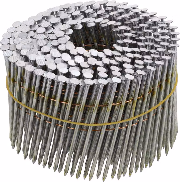 Chiodi a spirale, chiodi a tamburo zincati, 75 x 2,5 mm – 3600 pezzi