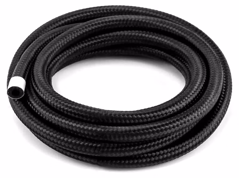 Tubo flessibile con treccia in tessuto - Diametro interno: 6 mm - Lunghezza: 3 metri - Materiale di alta qualità - Adatto per alta pressione - Uso duraturo - Tubo per aspirapolvere