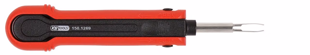 KS TOOLS Attrezzo di sblocco per terminali a lama/prese piatte 2,8 mm, 4,8 mm, 5,8 mm, 6,3 mm (AMP Tyco JPT, AMP Tyco