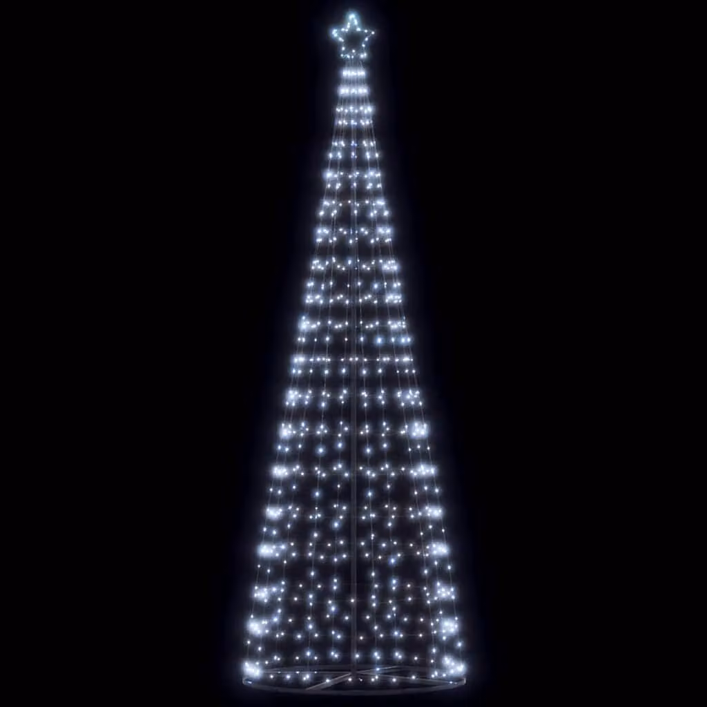 vidaXL Albero di Natale a LED 550 LED Bianco Freddo 300 cm