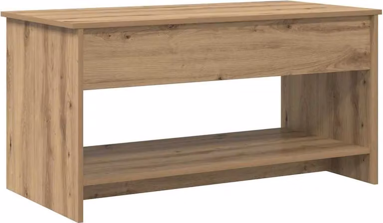 Tavolino da salotto Rovere artigianale 80 x 50,5 x 41,5 cm