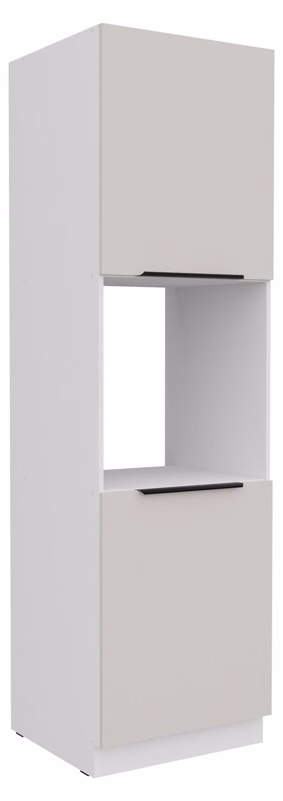 Credenza da cucina 60 cm COMO, beige cashmere opaco + bianco opaco, angolo cottura, blocco cucina, cucina, cucina componibile