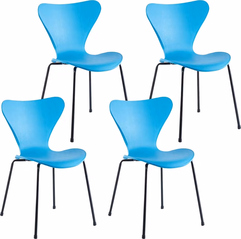 Sedia da pranzo Rory blu