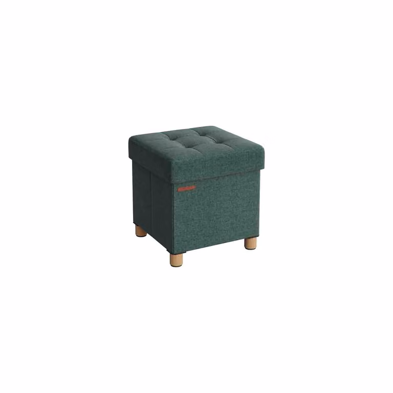 Pouf Cassapanca, Verde Rétro / 38 x 38 x 40 cm