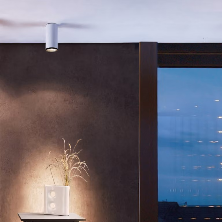Deko-Light Plafoniera a LED Lucea 6, dimmerabile, Bianco / Opale, Soggiorno / Sala da pranzo, Alluminio, Moderno, Plafoniera LED