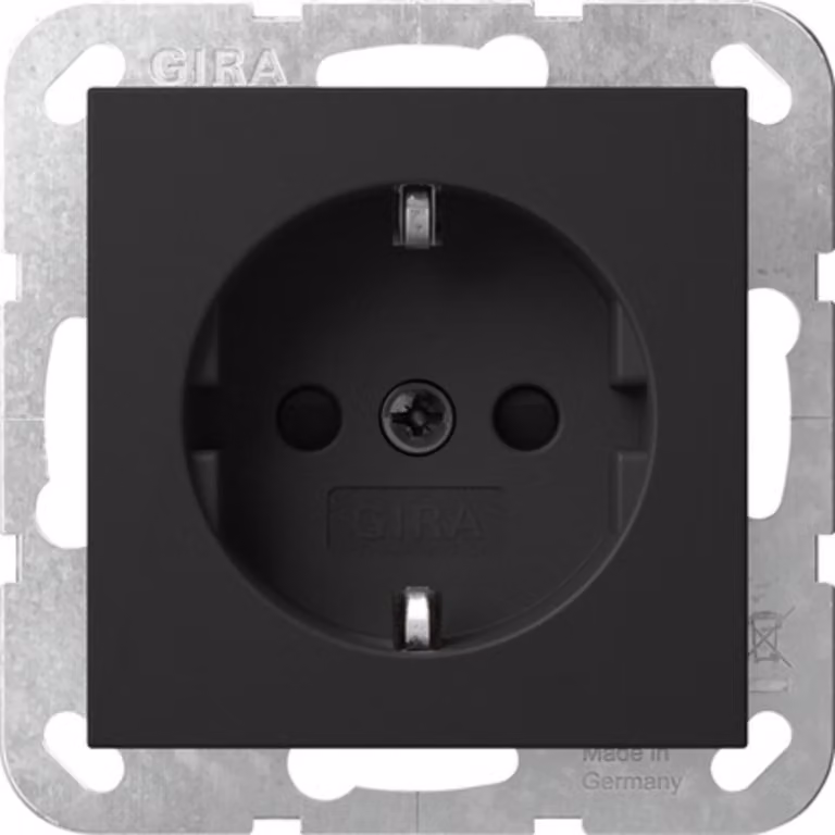 Presa SCHUKO Gira SP SRK Sistema 55 Nero m 4183005