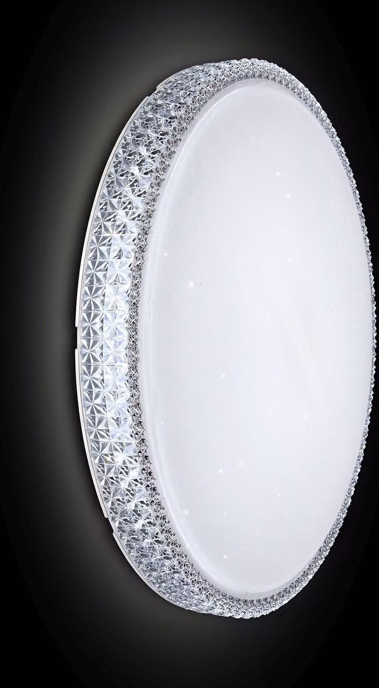 Plafoniera LED in metallo rotonda Ø 40 cm Bianco 4000 K bianco neutro 1920 lm Plafoniera moderna