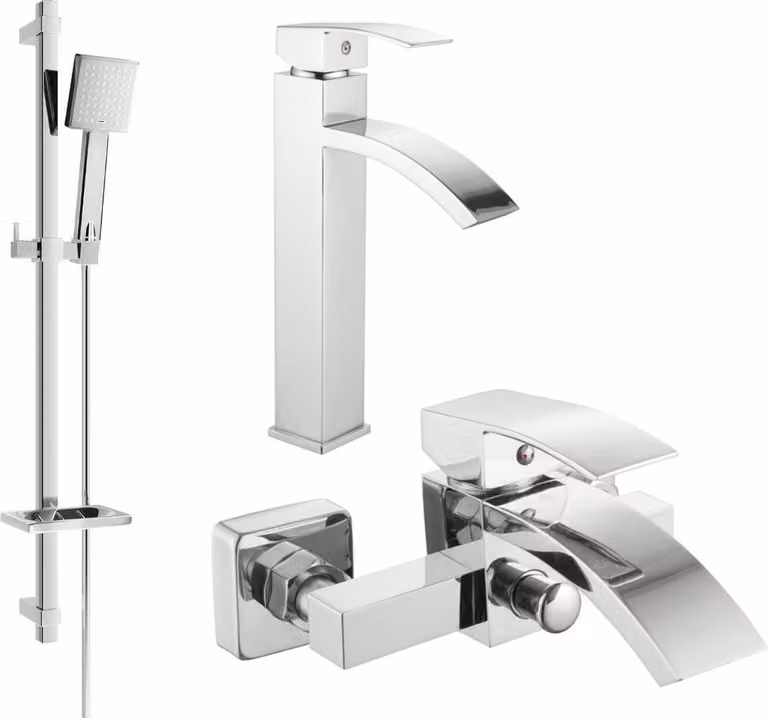 Mexen Libra DQ45 set da bagno, cromo - 745113DQ45-00