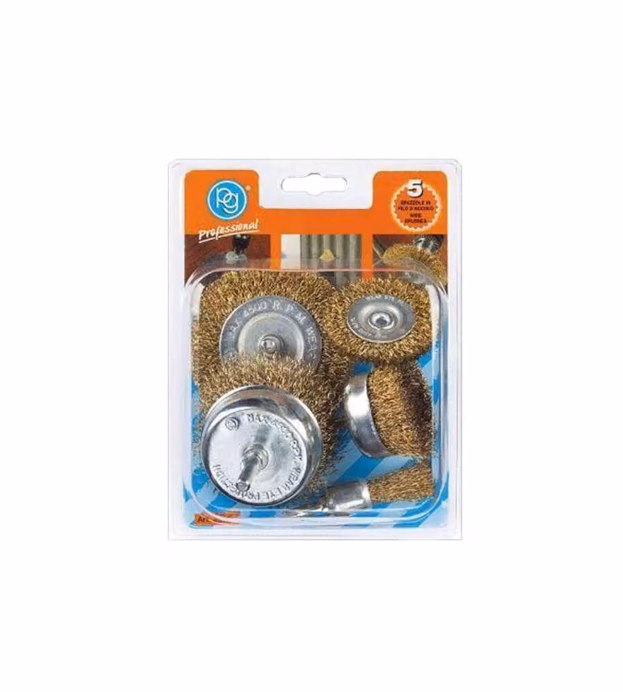 Spazzole Acciaio Kit Pz 5                497.02 Pg