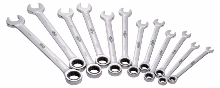 Set di chiavi ad anello a cricchetto VIGOR V1031