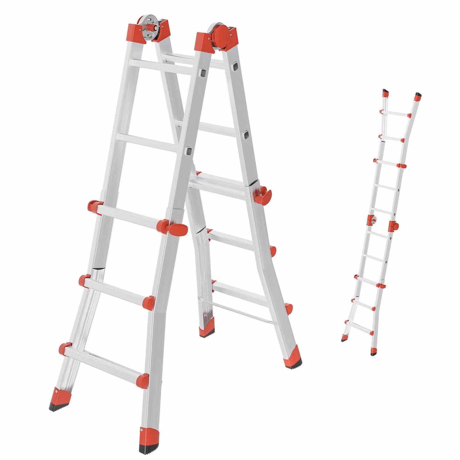 Scala multifunzione Hailo in alluminio M80 4x3 pioli