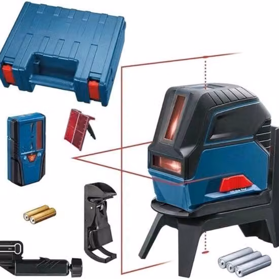 Laser livellatore ad acqua auto-nivellante a fascia colore blu con batteria ricaricabile